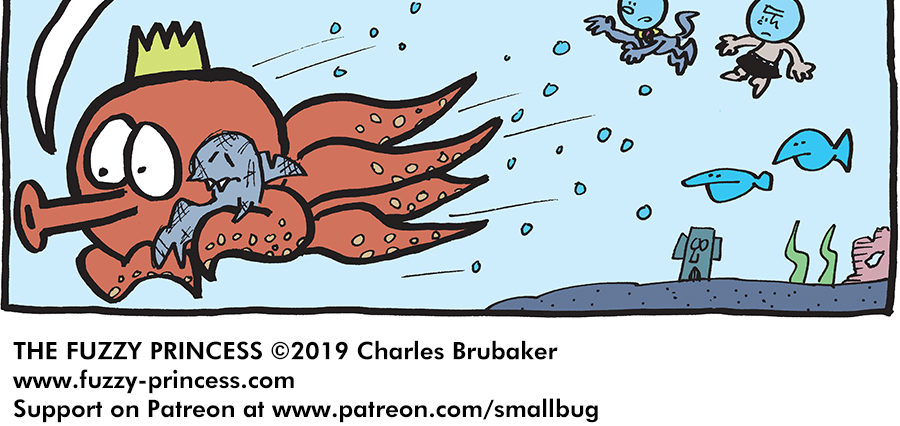 The Fuzzy Princess - Episode 479, Page 1: 2019-10-09-Prince to the Rescue